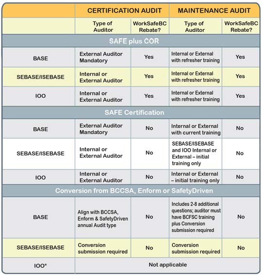 Audit-chart